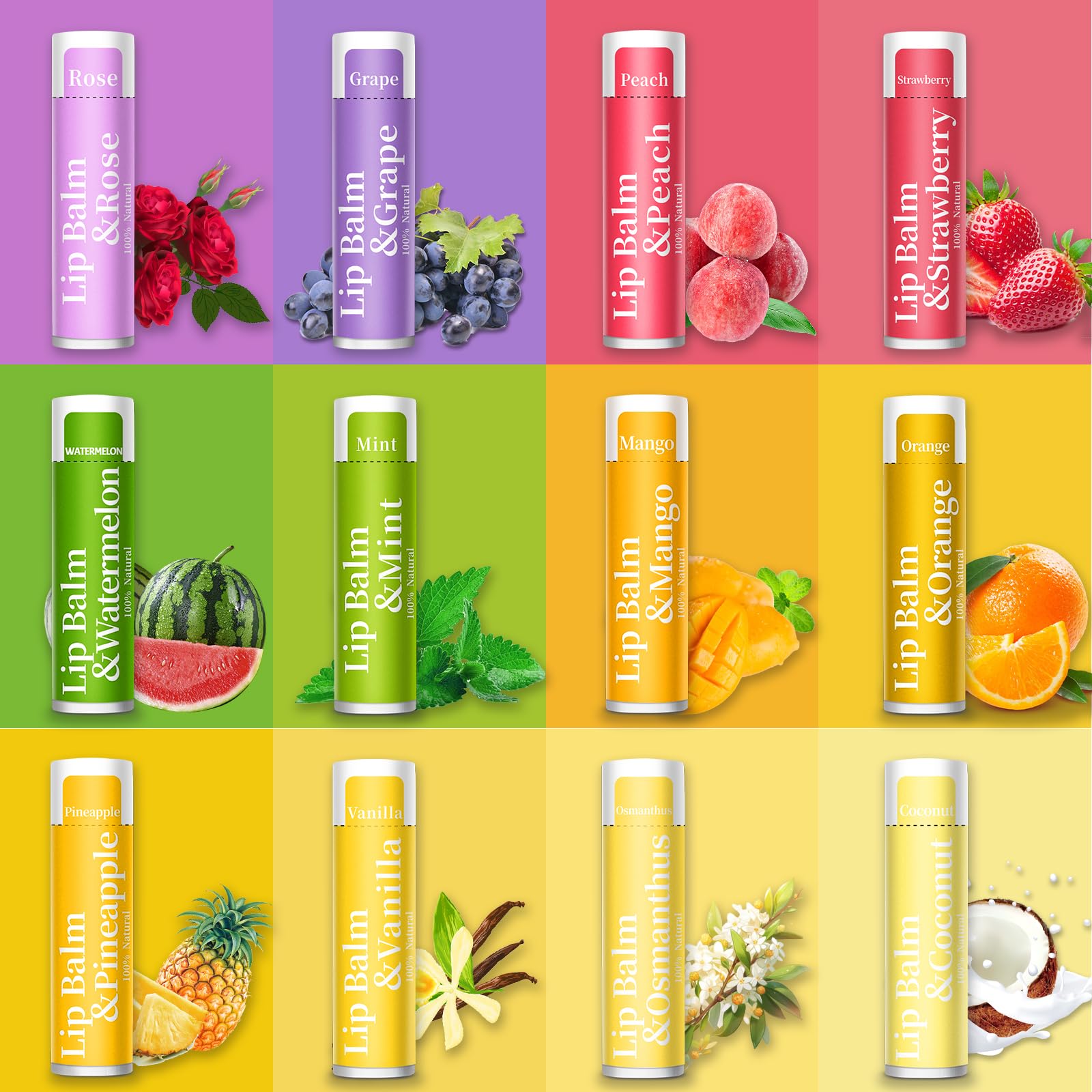 RBUGR lip balm rose-flavor close-up highlighting floral scent and hydration