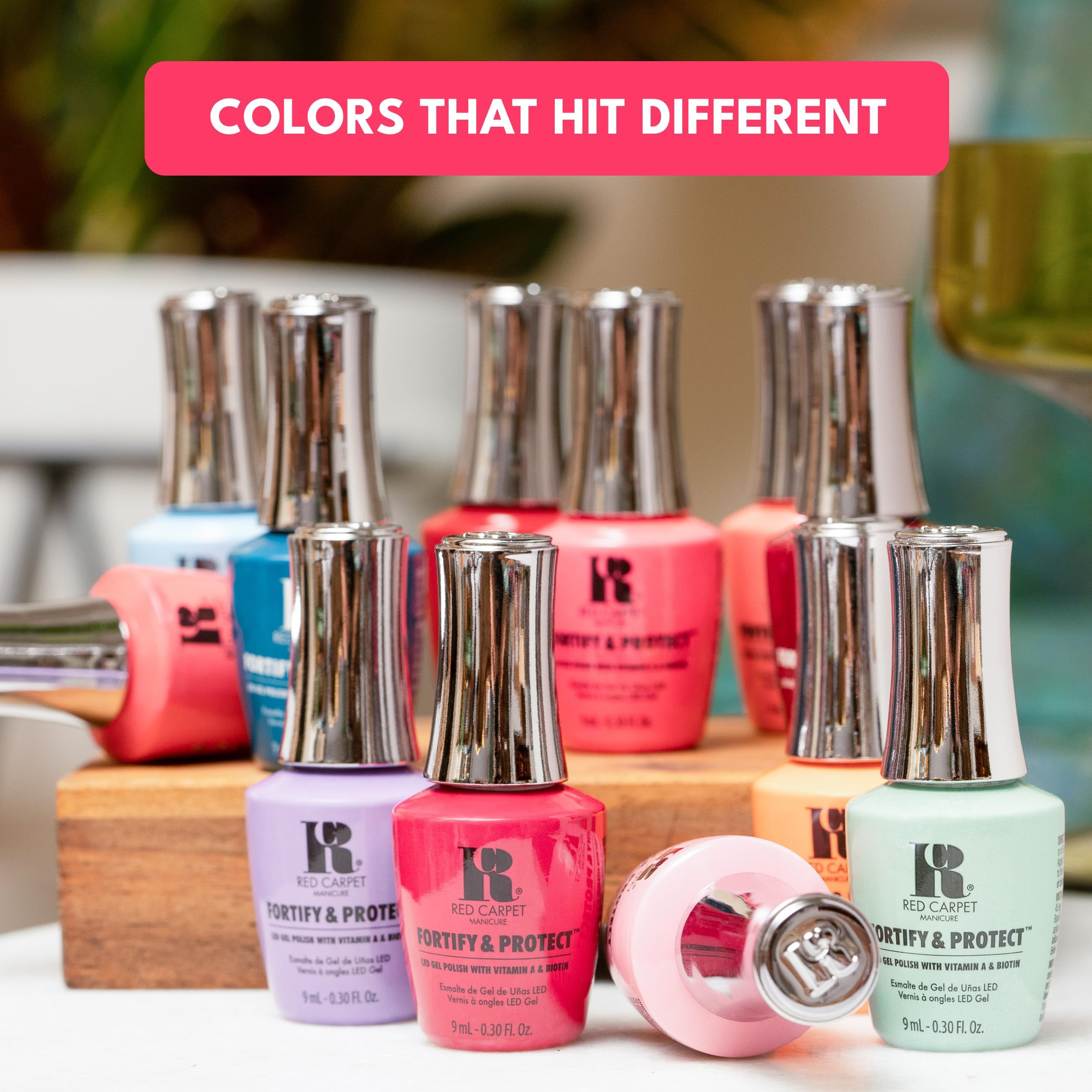 RC Red Carpet Manicure Erase packaging-view highlights 16 oz size.