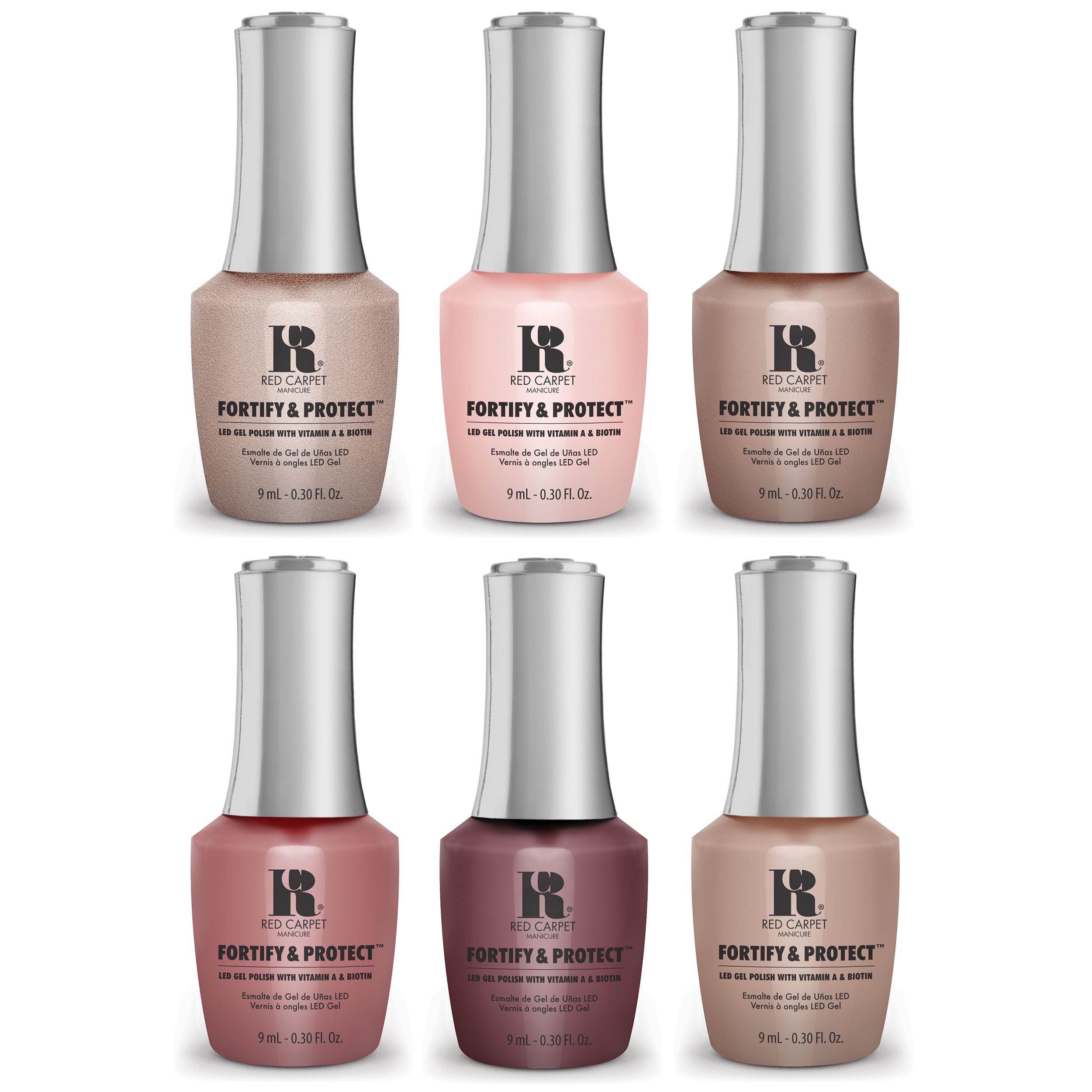 RC Red Carpet Manicure nude outlook bottle, long-lasting nude creme shade for natural nails.