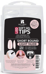 RC Red Carpet Manicure soft gel nude tips for quick, precise application