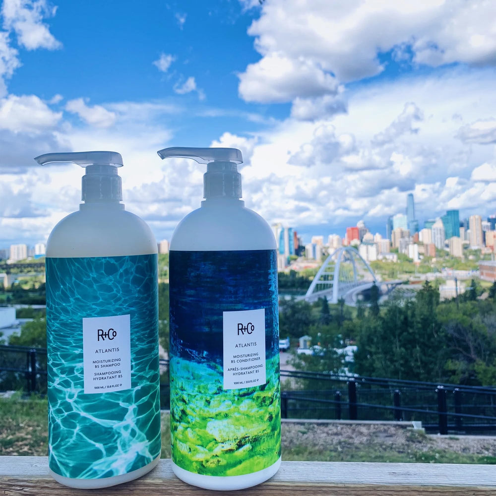 R+Co Atlantis hair close-up reveals shiny, smooth texture