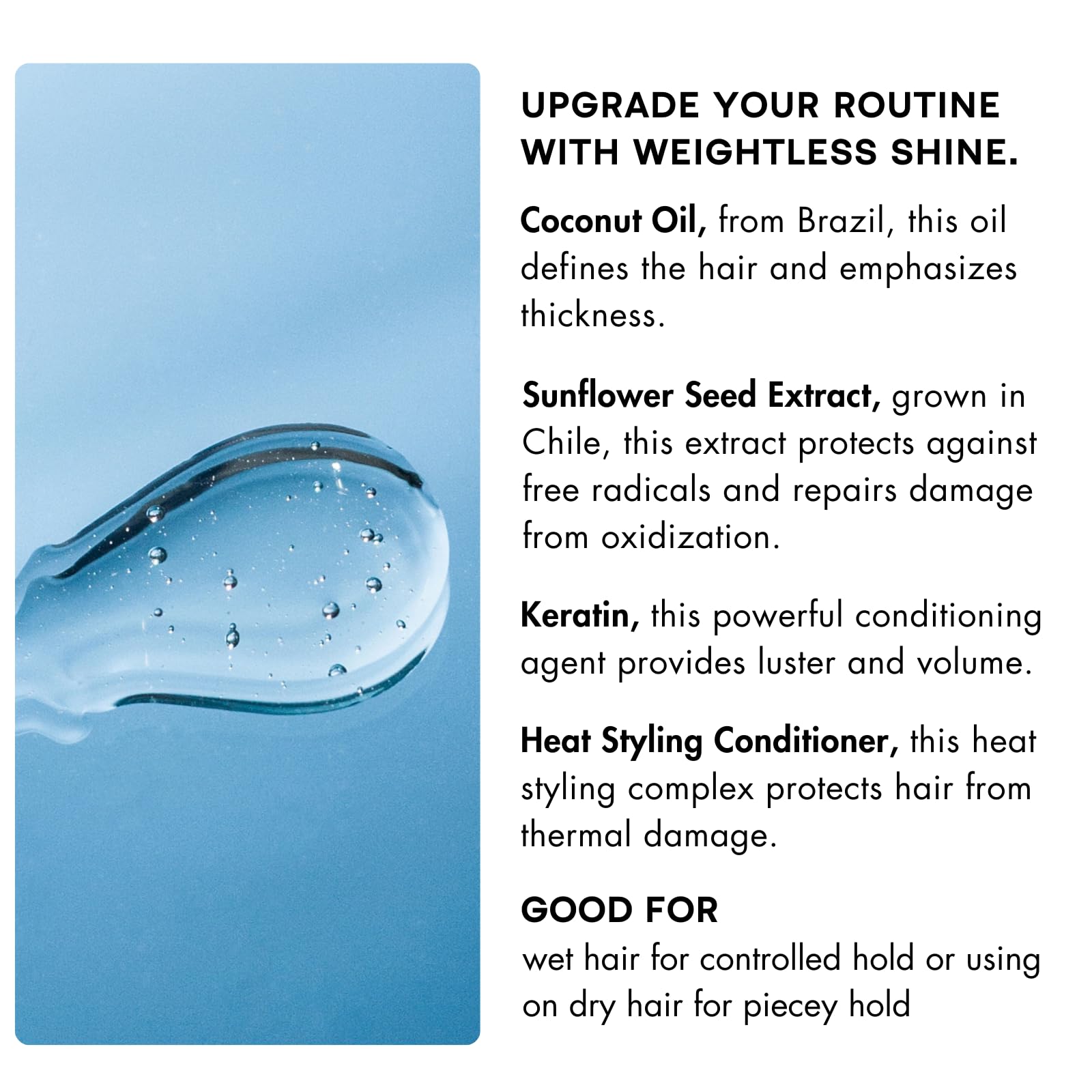 R+Co Motorcycle Flexible Gel close-up showing smooth texture for easy application.