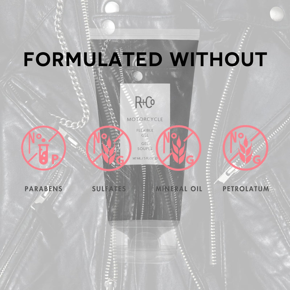 R+Co Motorcycle Flexible Gel two-pack packaging highlights value and convenience.