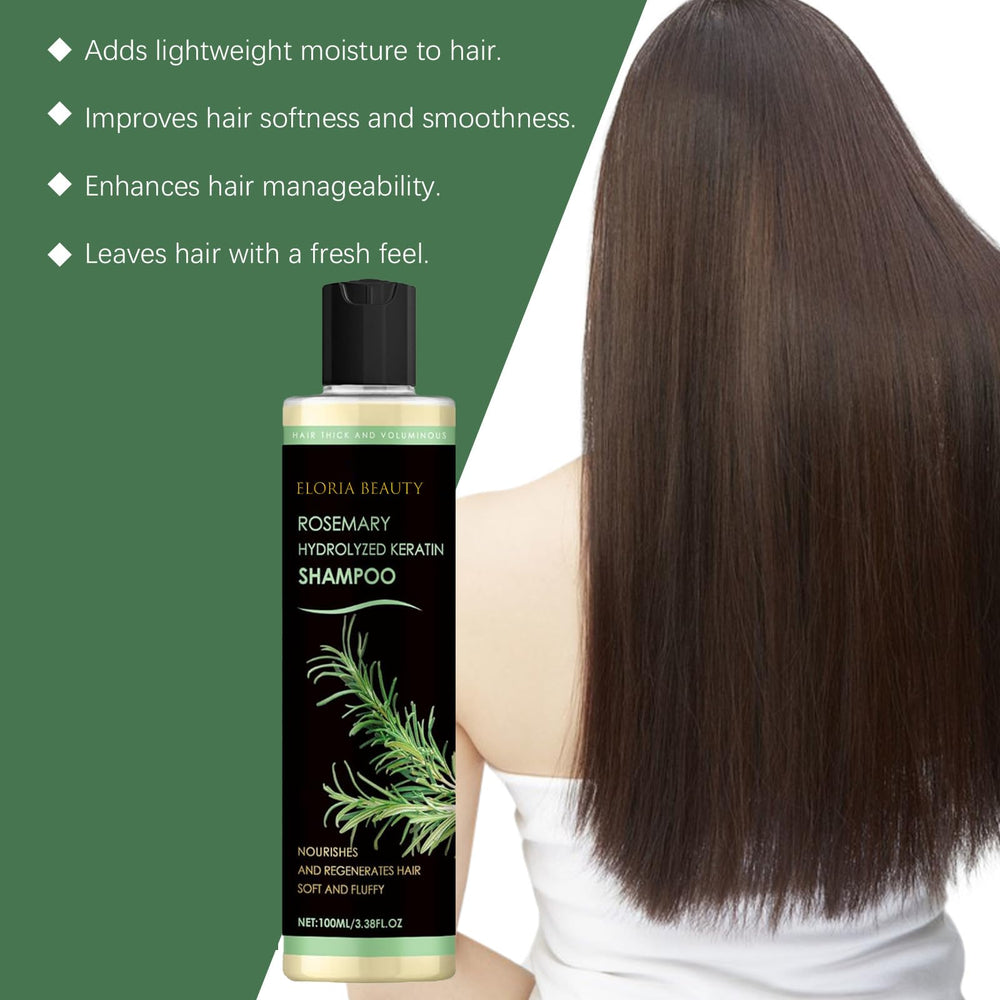 RCSCBC Eloria Beauty Shampoo biotin and keratin balance provides healthier shine.