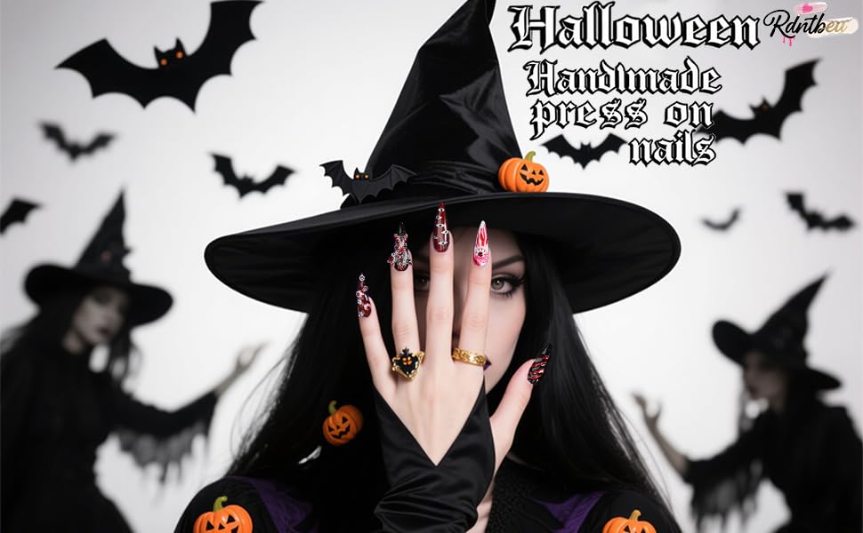 RDNTBEU nails with blood-scratch design ideal for edgy date nights