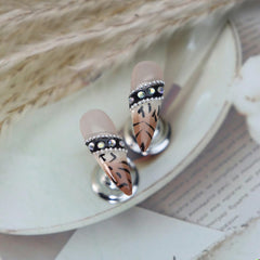 Rdntbeu medium stiletto nails designed for comfortable wear