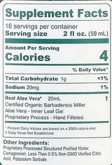 Real Aloe gel absorbs quickly for non-sticky hydration.