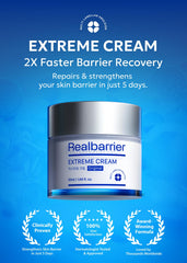 Texture of Real Barrier Extreme Cream melts on skin for fast, non-sticky hydration.