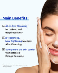 Real Barrier foam lather highlights rich, creamy texture for daily use