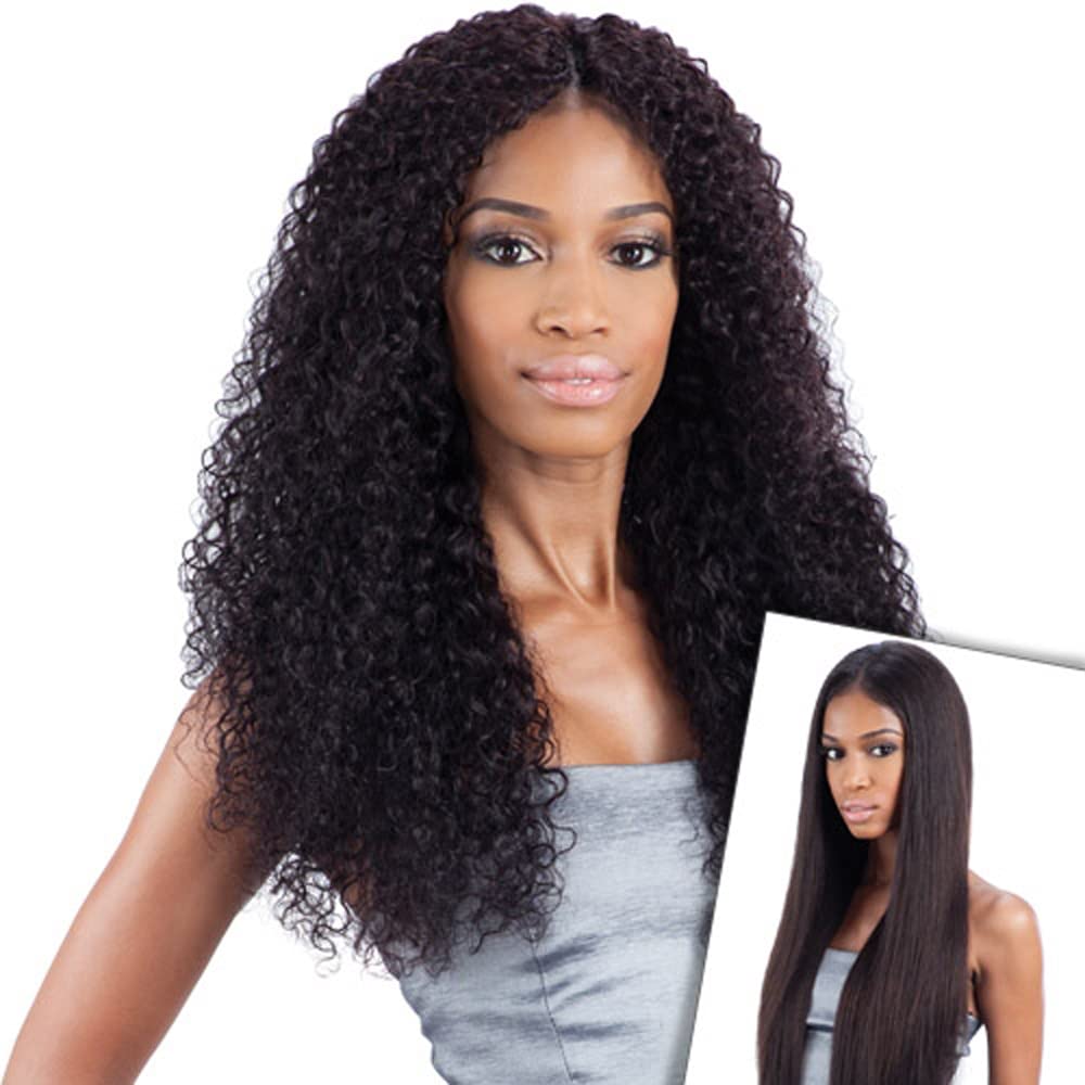 Real Brazilian Straight final-gloss close-up shows smooth, healthy-looking strands.