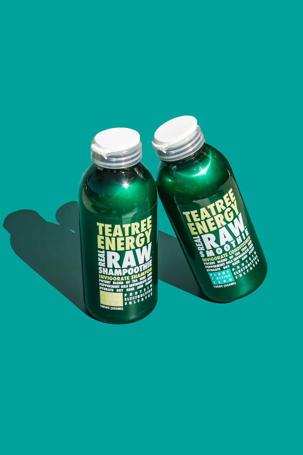 Real Raw Tea Tree packaging box conveys sulfate- and paraben-free safety