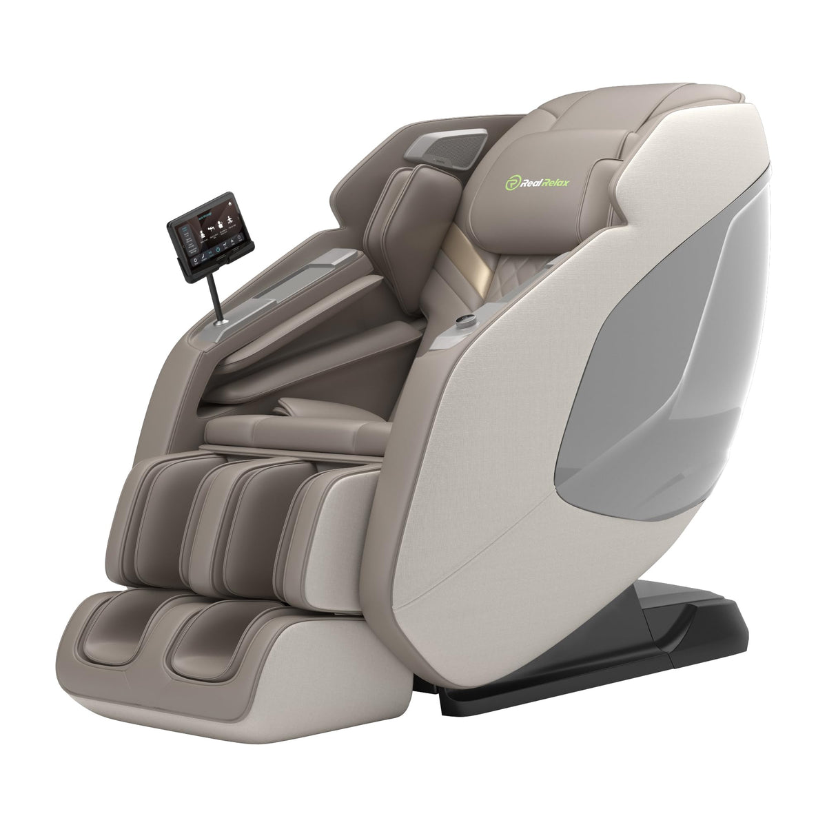 Real Relax PS5200 Brown full chair view for all-body comfort.