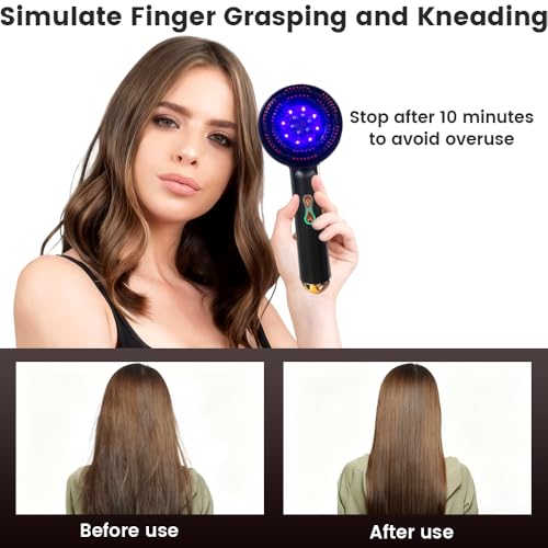 Realexist 360-degree Scalp Massager in use delivering a calming head massage
