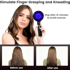 Realexist 360-degree Scalp Massager in use delivering a calming head massage