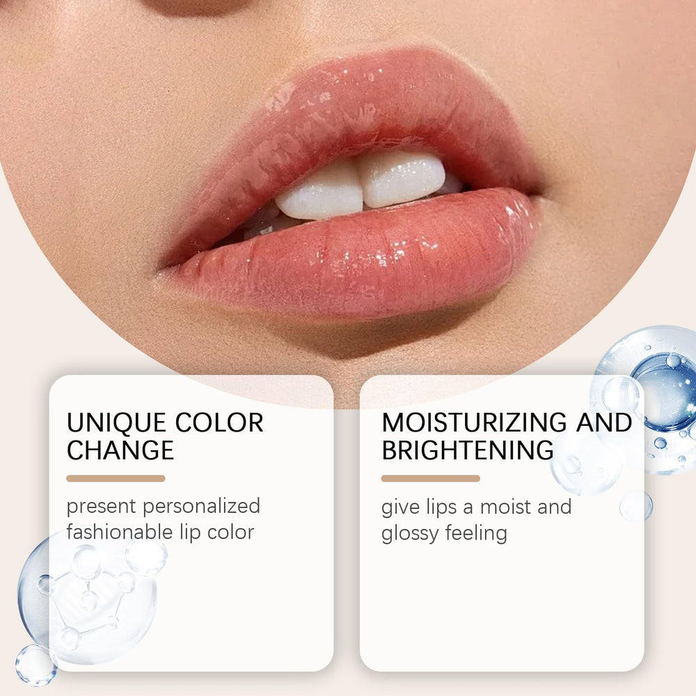 REATIFUL color-changing lipstick on lips reveals a unique, flattering hue.