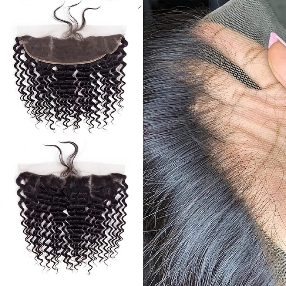 Rebasar 13x4 virgin Brazilian curly hair offers versatile styling options.