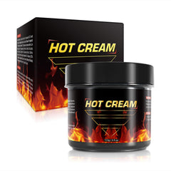 REBODUM Hot Sweat Cream applied to belly for focused warm up and perspiration