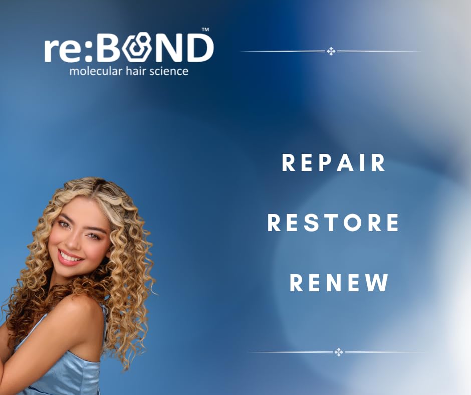 RE:BOND conditioner back panel detailing usage and benefits