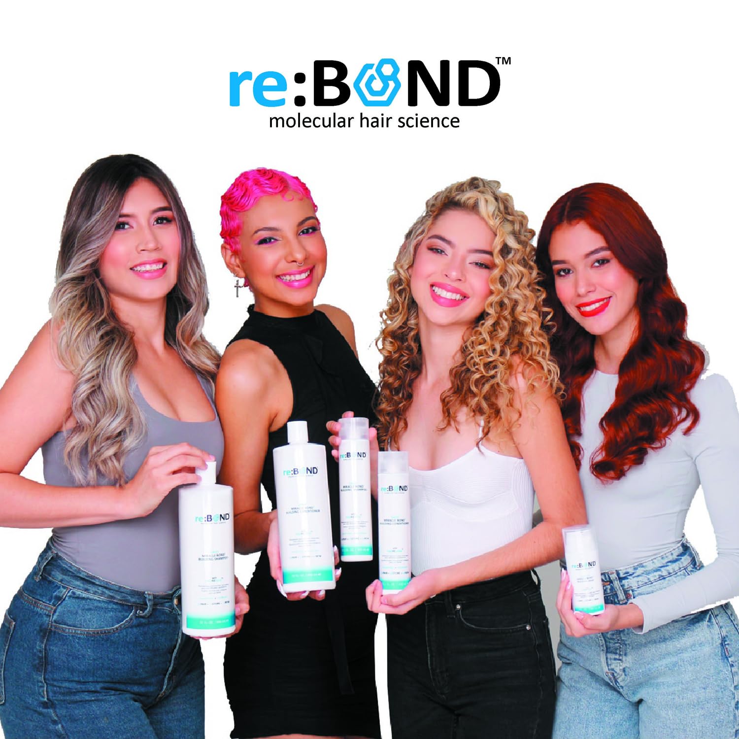RE:BOND conditioner rinse close-up with creamy conditioning texture