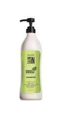 Recamier Vegan Keratin & Collagen Kit packaging highlights a clean formula.