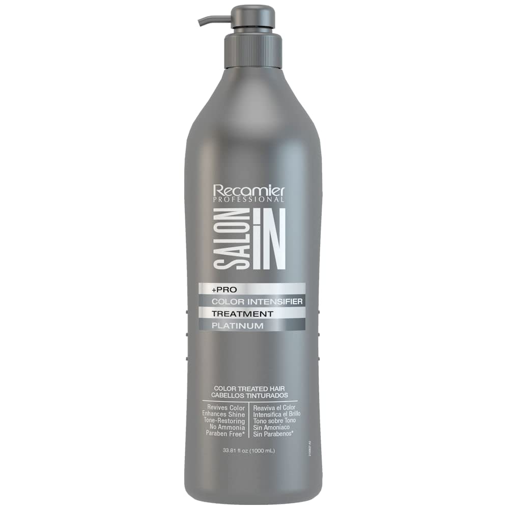 RECAMIER SalonIn Platinum mask bottle for color maintenance between visits.