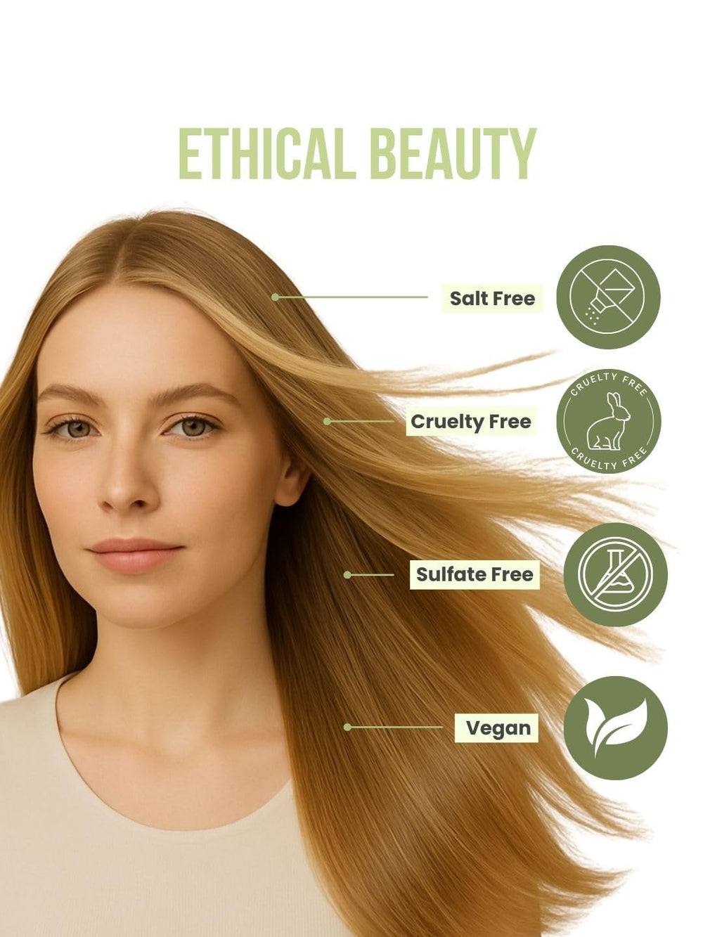 RECAMIER mask on towel-dried hair prepared for treatment and hydration.
