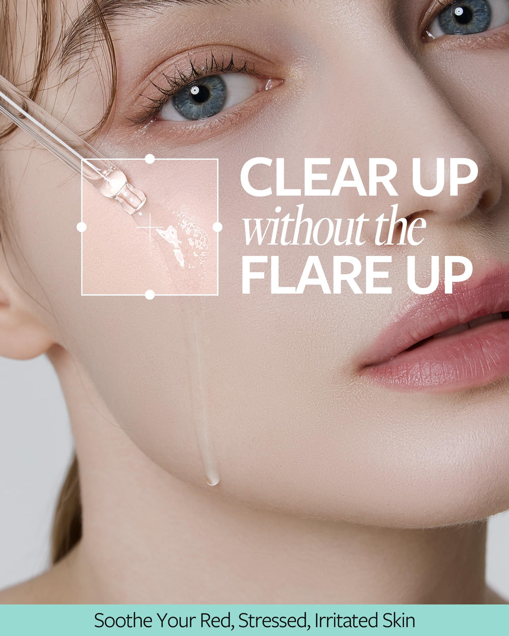 RE:CIPE Azelaic Acid 10% ampoule drops absorbed quickly for comfortable, non-greasy skin.
