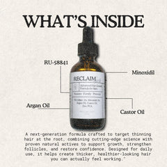 Reclaim Gang zinc supports scalp health for resilient hair.