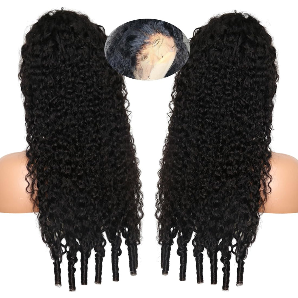 Recomtic Burmese curly wig side part demonstrates breathable cap and volume.