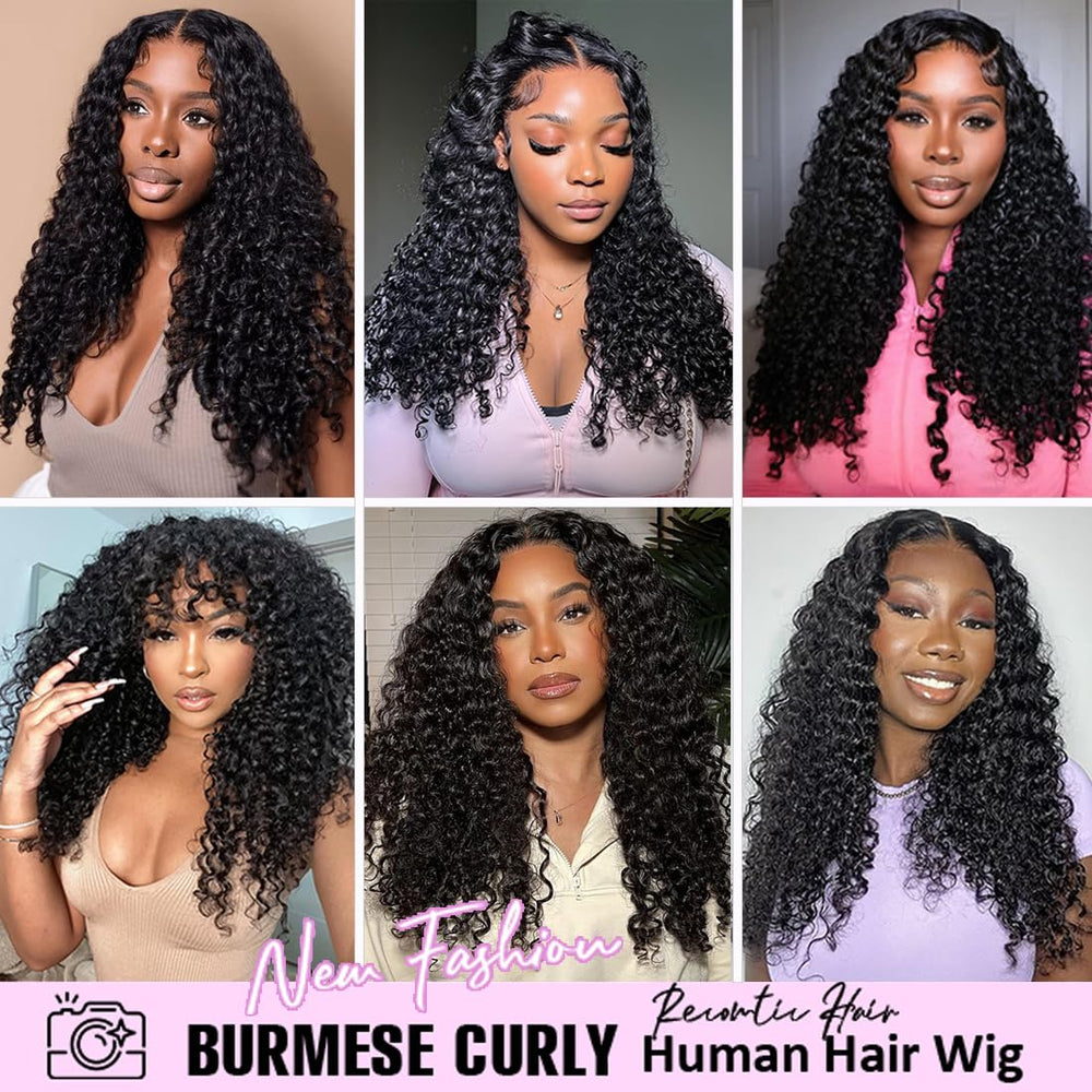 Recomtic ready-to-wear wig on mannequin demonstrates fit and shine.