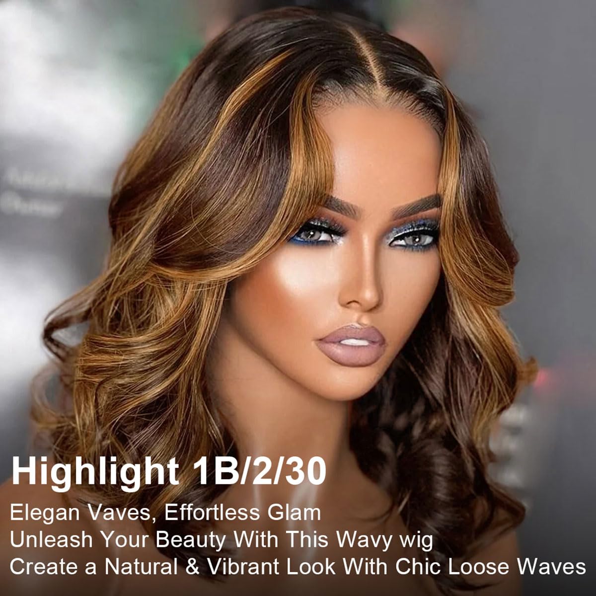 RECOOL glueless wig with rose lace-cap for easy, secure fit.