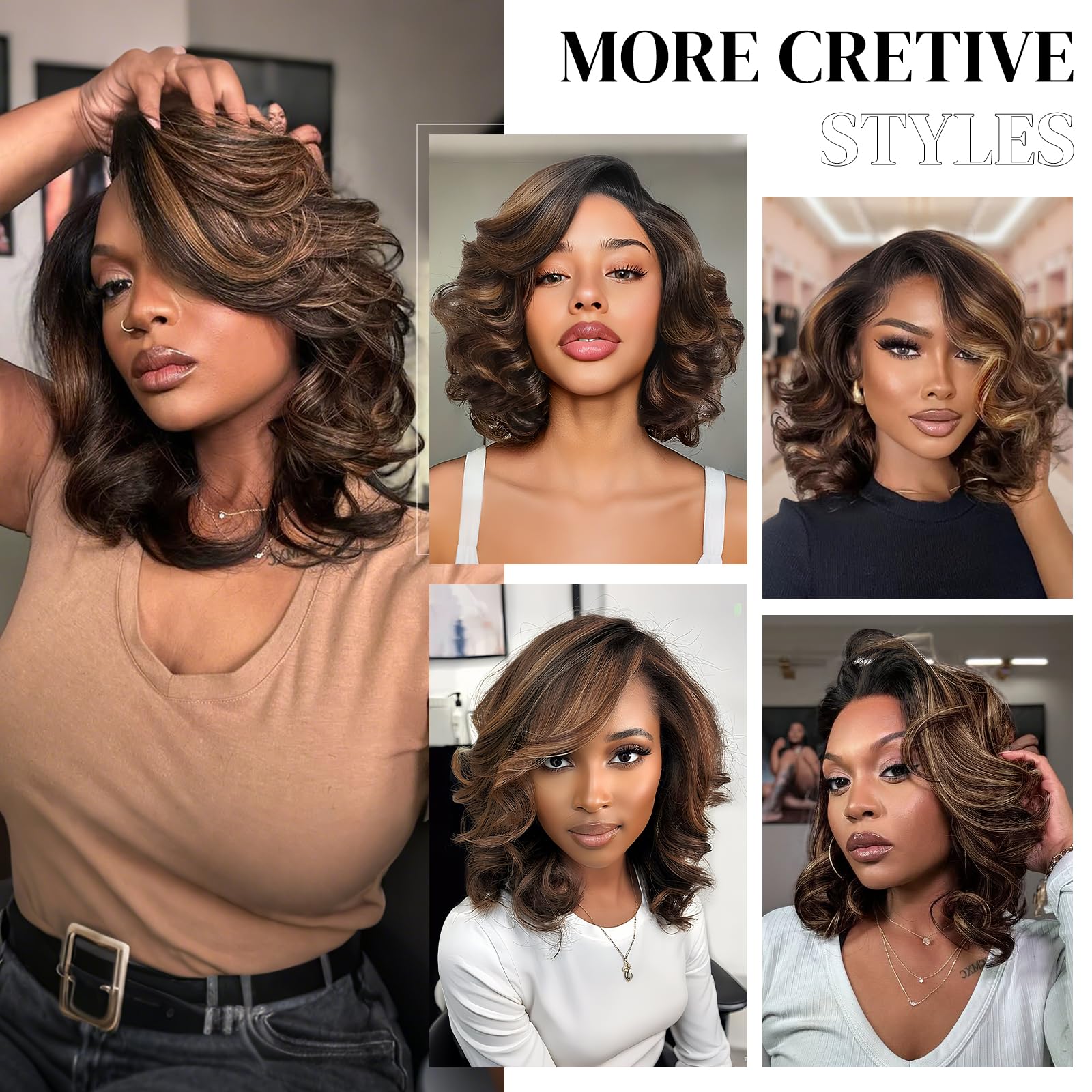 RECOOL wig features adjustable and removable straps for a secure fit.