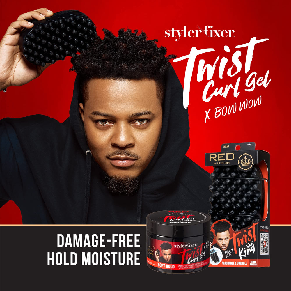 Packaging image signals inclusive, versatile formula for diverse hair textures.
