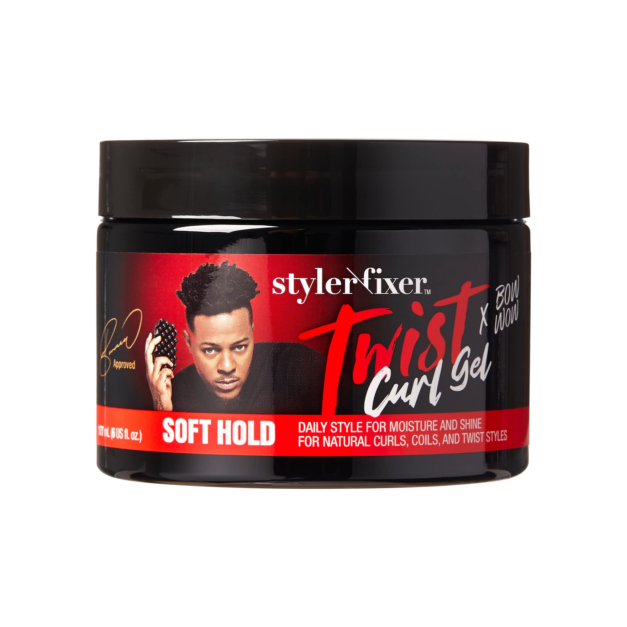 Close-up of the gel texture showing a smooth, non-greasy hold for natural-looking waves.