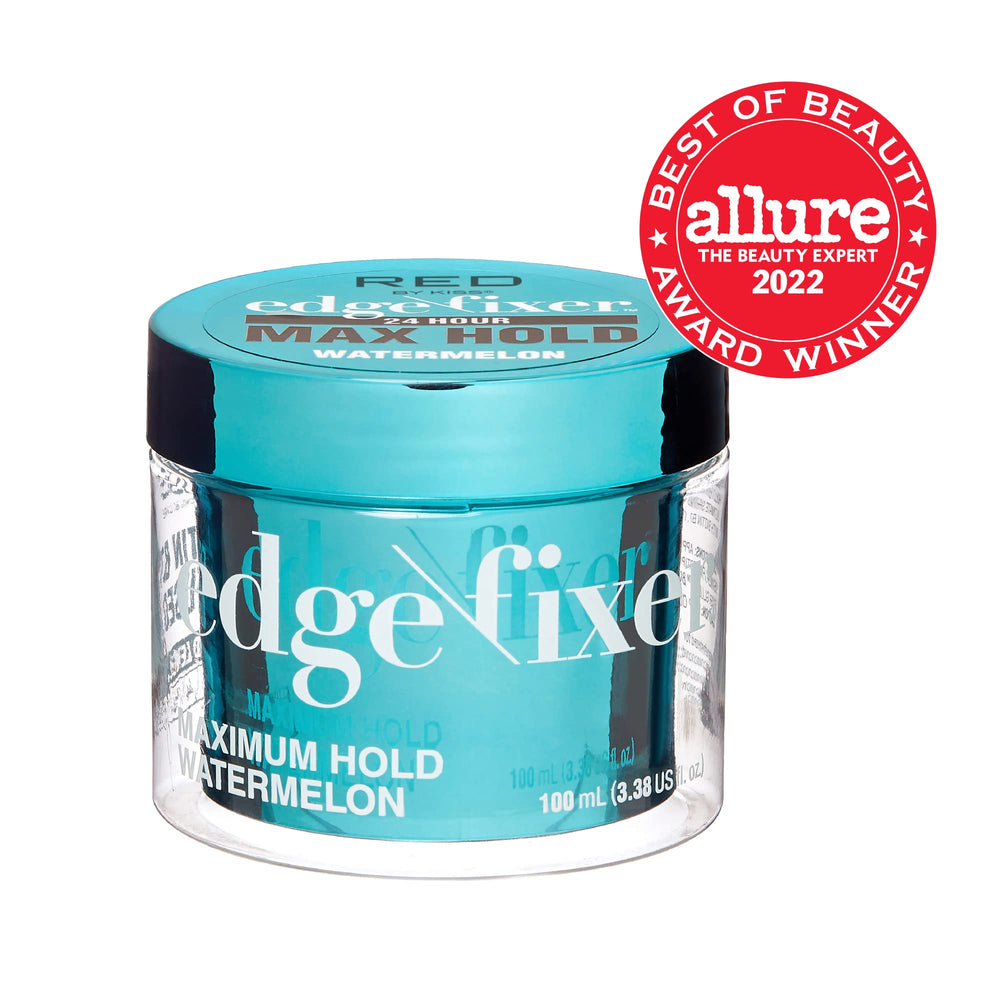 Red by Kiss Edge Fixer edge line application shows precise control.