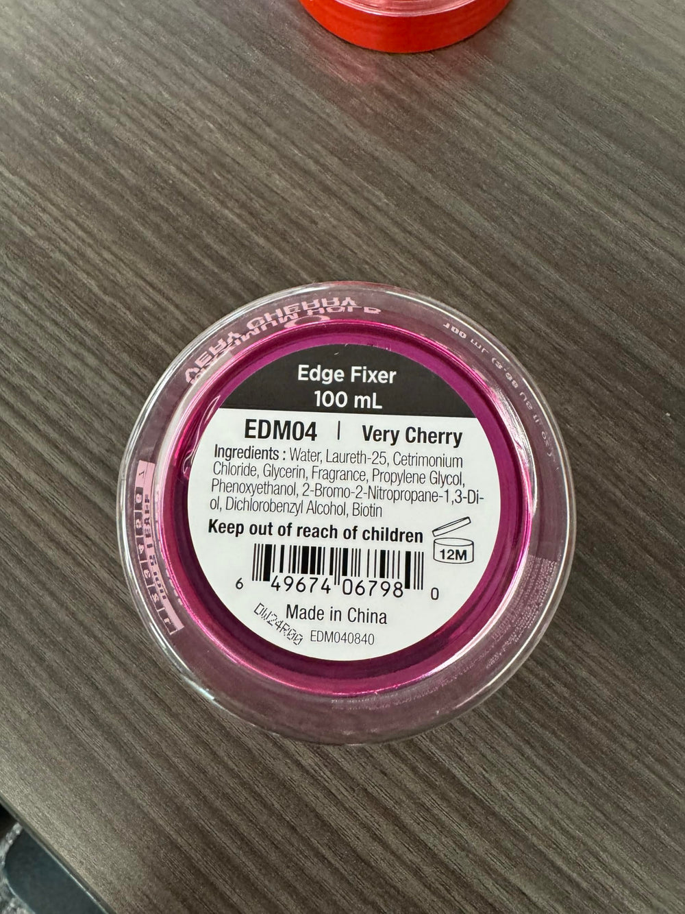 Red by Kiss Edge Fixer compact sizes 15mL to 100mL for travel.