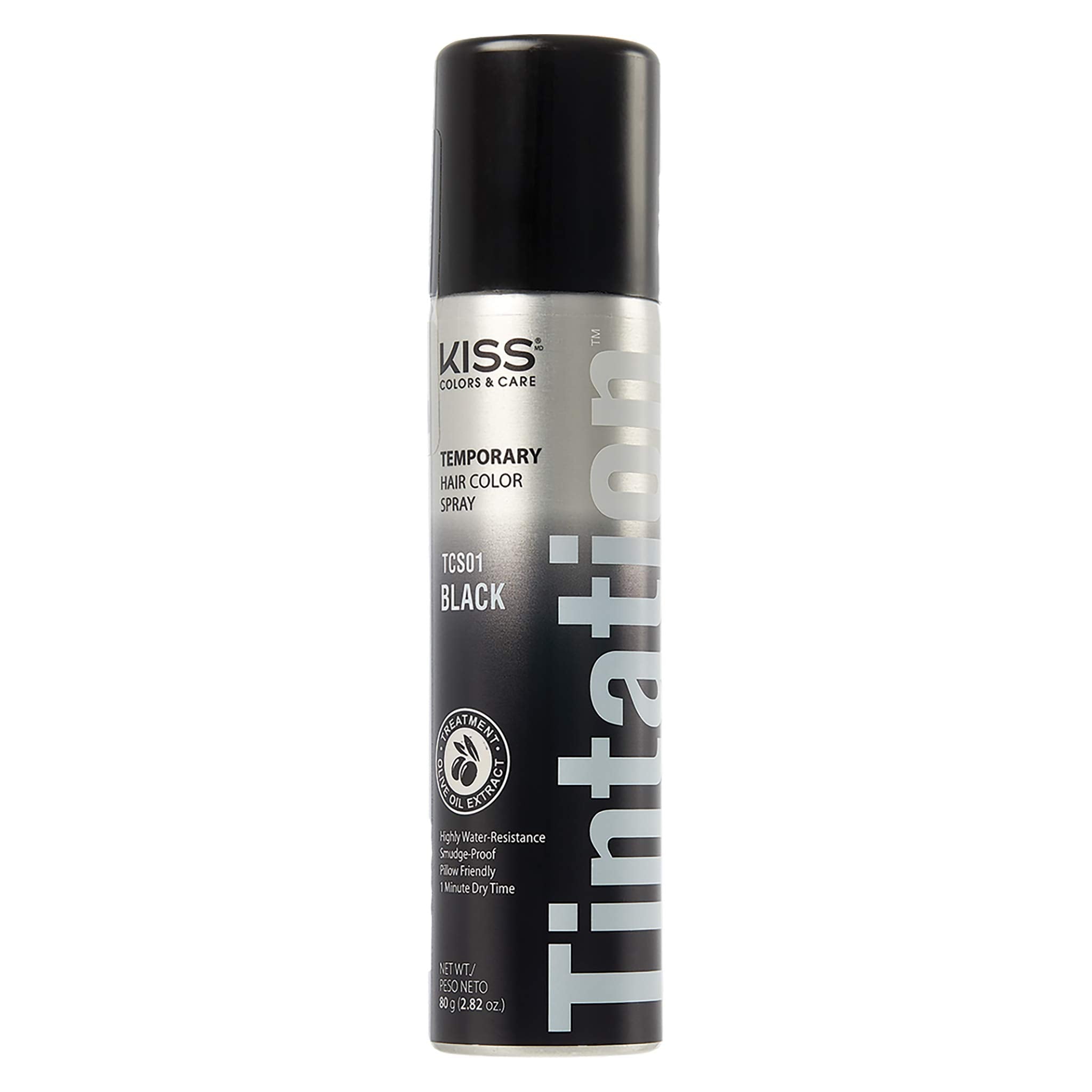 Red by Kiss Tintation gray concealer mascara application highlights natural look while sealing color.