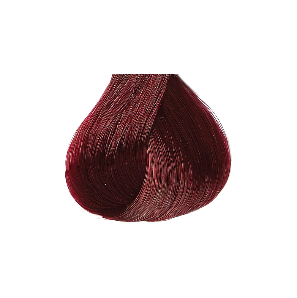 Red by Kiss Tintation hair application demonstrating even color deposit.
