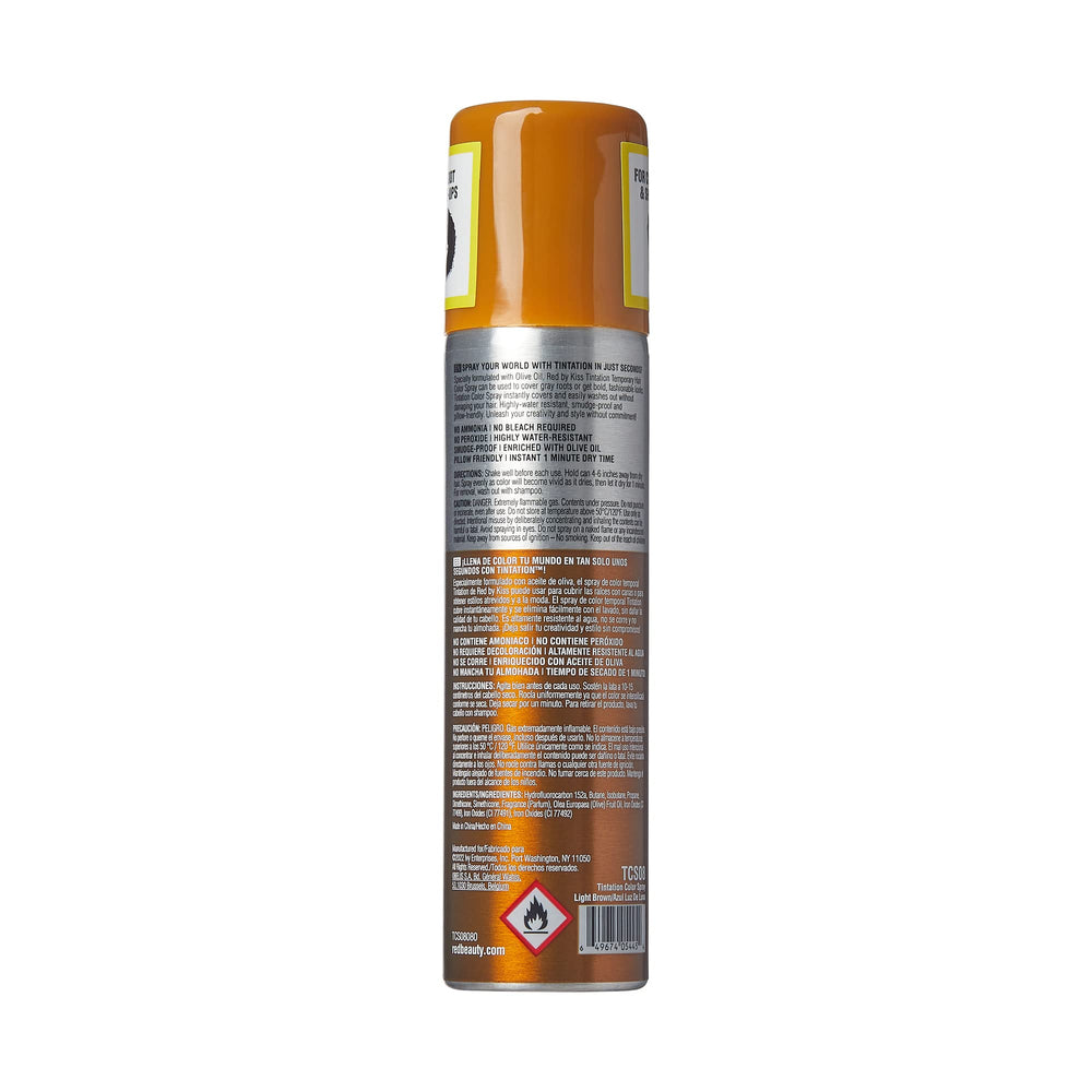 Red by Kiss Tintation light brown shade blends naturally with hair