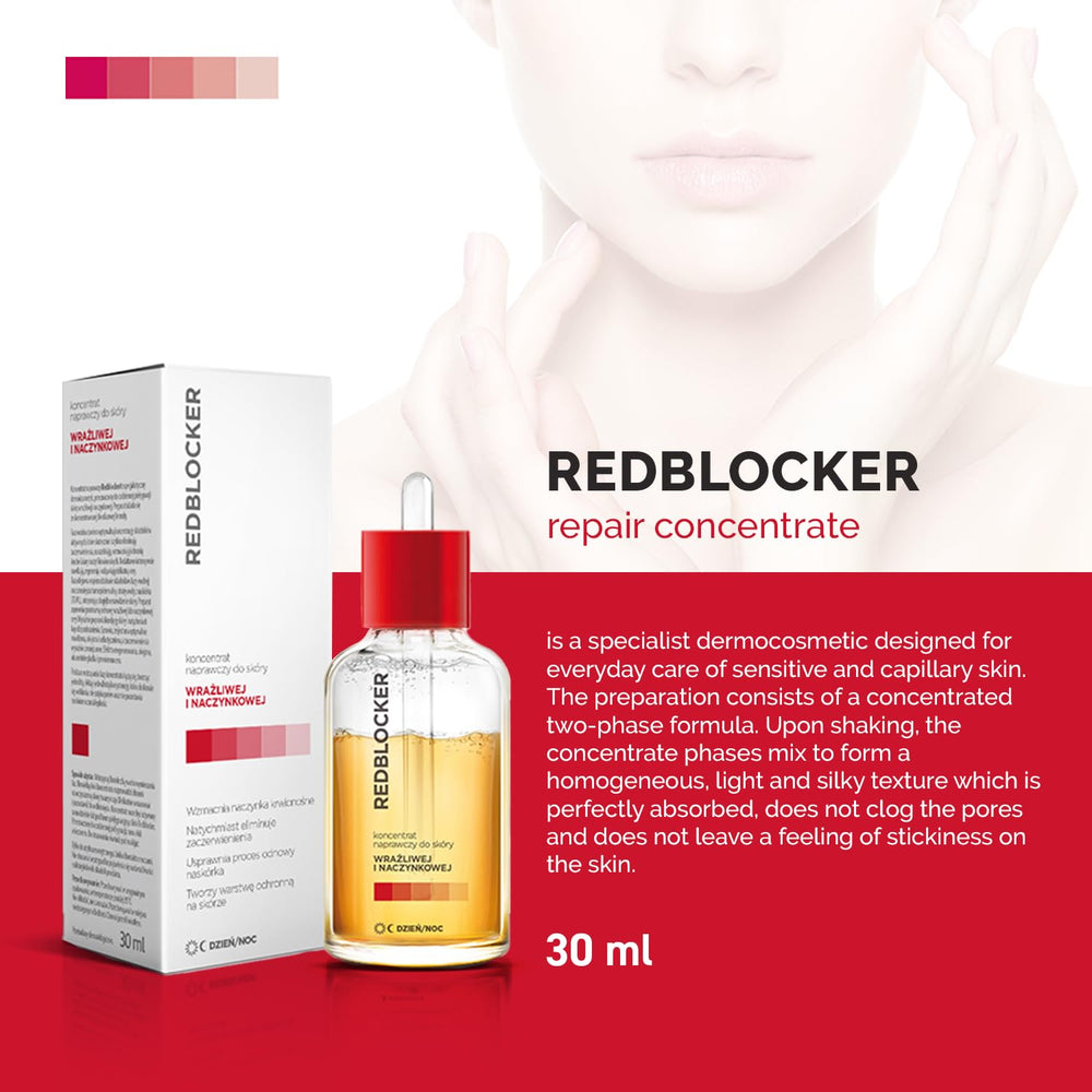 Redblocker Repair Concentrate texture close-up after mixing showing a light finish.