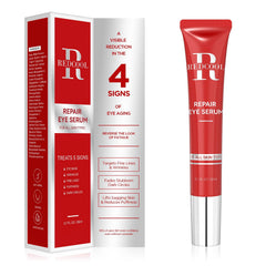 Redcool Caffeine & Retinol Under Eye Serum bottle front, brightening look