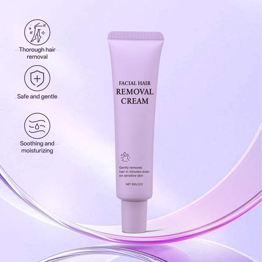 Redcool depilation near sideburns for targeted, mess-free results.