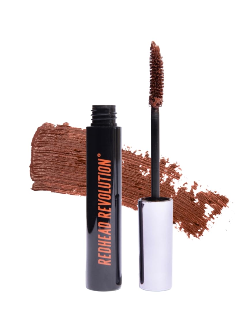 Redhead Revolution Gingerlash Mascara wand for precise, clump-free application.