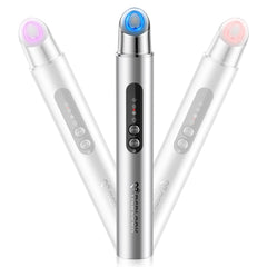REDLOOK Depuffing Wand showing heat therapy for eye area