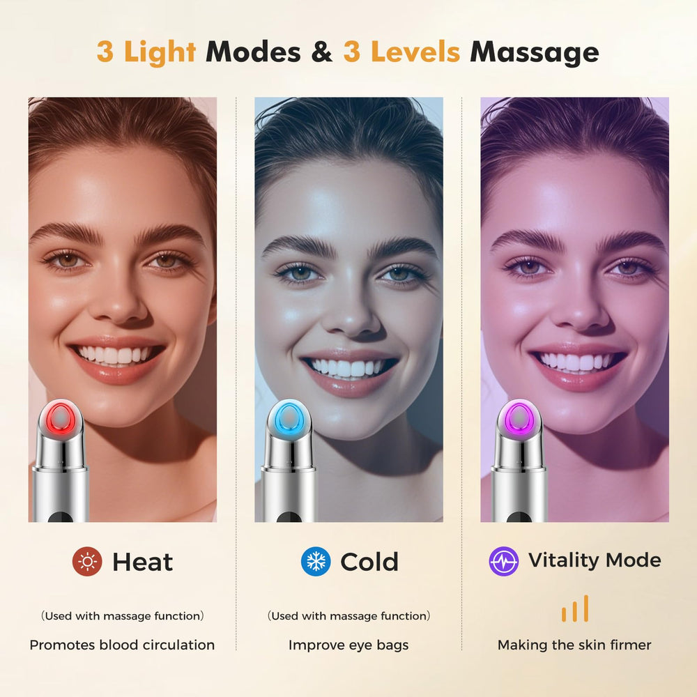 REDLOOK Depuffing Wand gliding smoothly for eye massage