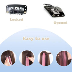 REDMENCO blonde clip-in extension piece 4 ideal for bold color streaks