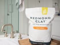 Redmond Clay mask applied on skin for a refreshed feel.