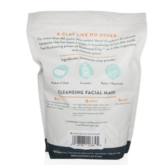 Redmond Clay face mask being mixed with water for a smooth paste.