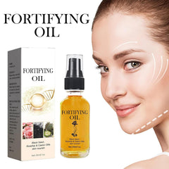 Rednow Lilinas rosehip oil and ingredients bottle highlighting natural nourishment.