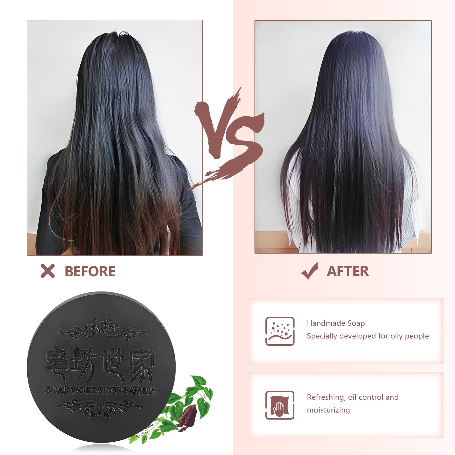 Rednow hair nourishment from polygonum bar supports smoother, healthier strands.
